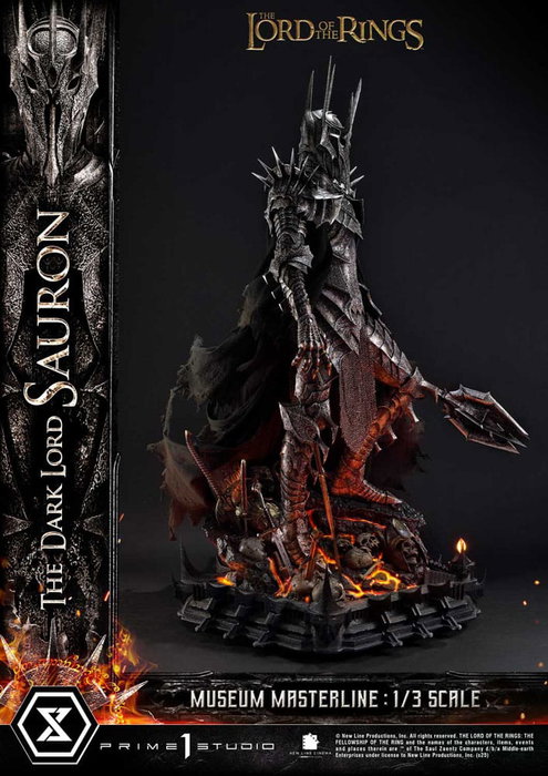 Prime 1 Studio El Señor de los Anillos Estatua Museum Masterline Series 1/3 The Dark Lord Sauron Bonus Version