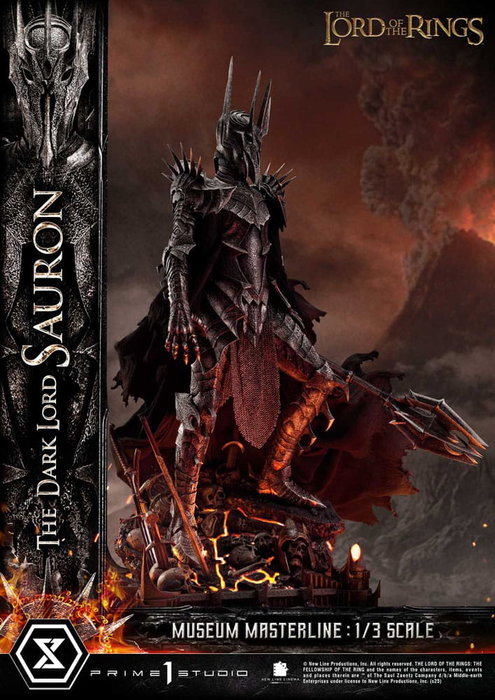 Prime 1 Studio El Señor de los Anillos Estatua Museum Masterline Series 1/3 The Dark Lord Sauron Bonus Version