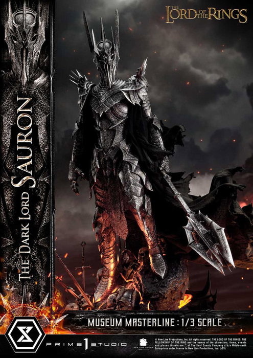 Prime 1 Studio El Señor de los Anillos Estatua Museum Masterline Series 1/3 The Dark Lord Sauron Bonus Version