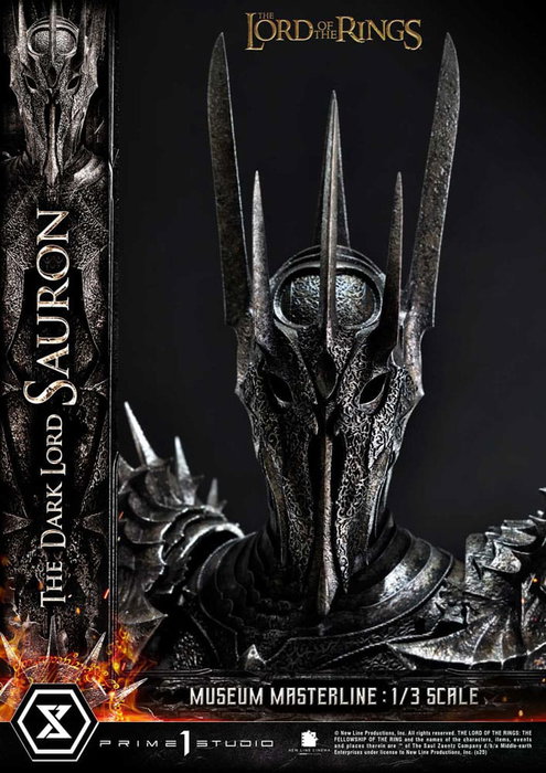 Prime 1 Studio El Señor de los Anillos Estatua Museum Masterline Series 1/3 The Dark Lord Sauron Bonus Version