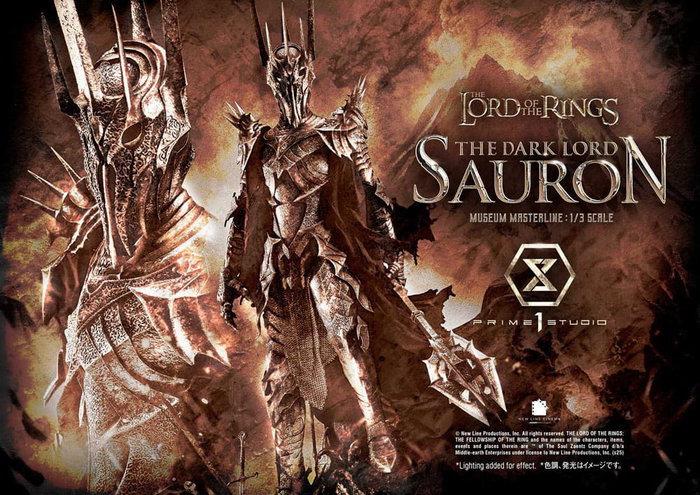 Prime 1 Studio El Señor de los Anillos Estatua Museum Masterline Series 1/3 The Dark Lord Sauron Bonus Version
