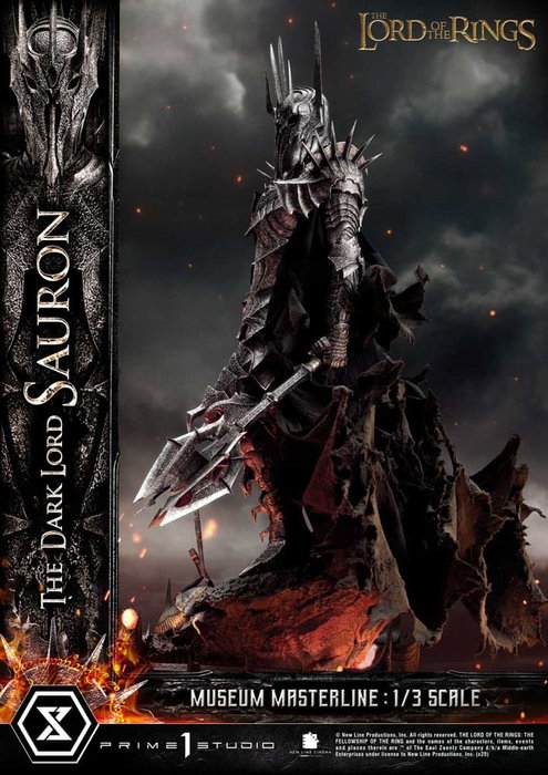 Prime 1 Studio El Señor de los Anillos Estatua Museum Masterline Series 1/3 The Dark Lord Sauron Bonus Version