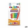CARIOCA Rotulador Fibra Lavable Neón Caja de 8