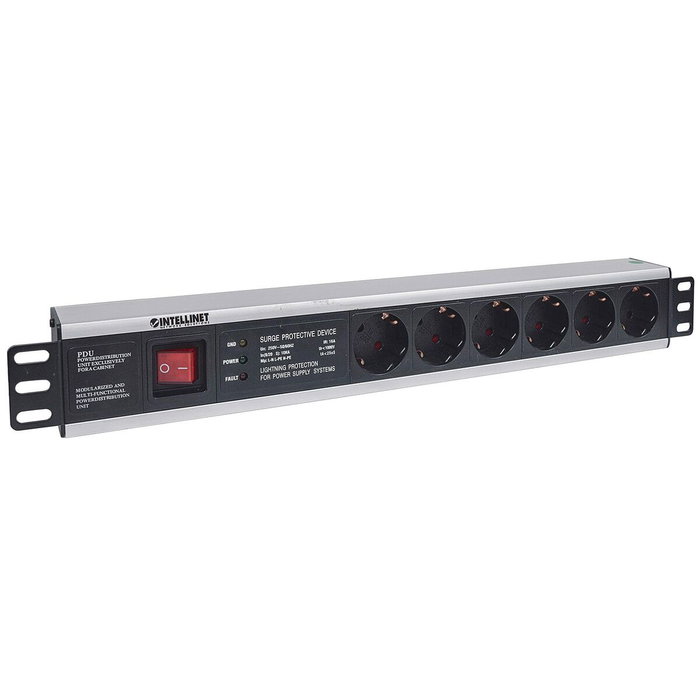 Intellinet Gabinete de Montaje en Pared 19 pulg 6U 540x400 Negro
