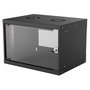 Intellinet 714143 Gabinete de montaje en pared 19 pulg 6U 540x400 mm negro