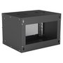 Intellinet 714143 Gabinete de montaje en pared 19 pulg 6U 540x400 mm negro