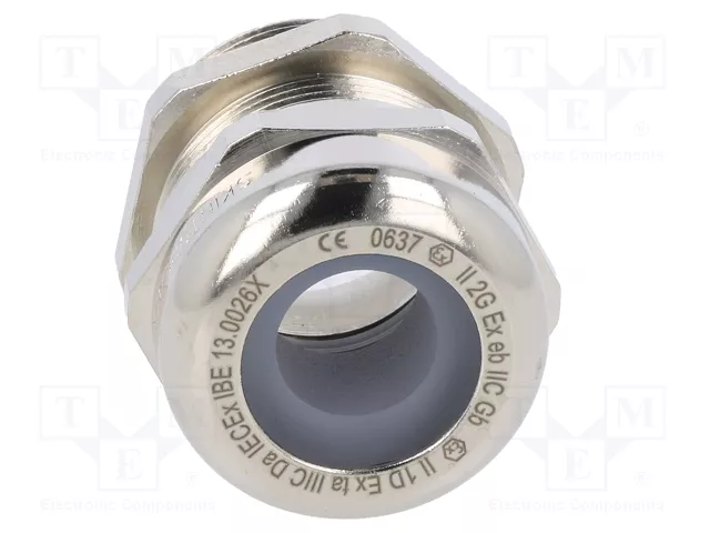 LAPP SKINTOP® MSR-M ATEX M32 Sello aislante de latón niquelado LAPP SKINTOP® MSR-M ATEX M32 Sello aislante de latón niquelado