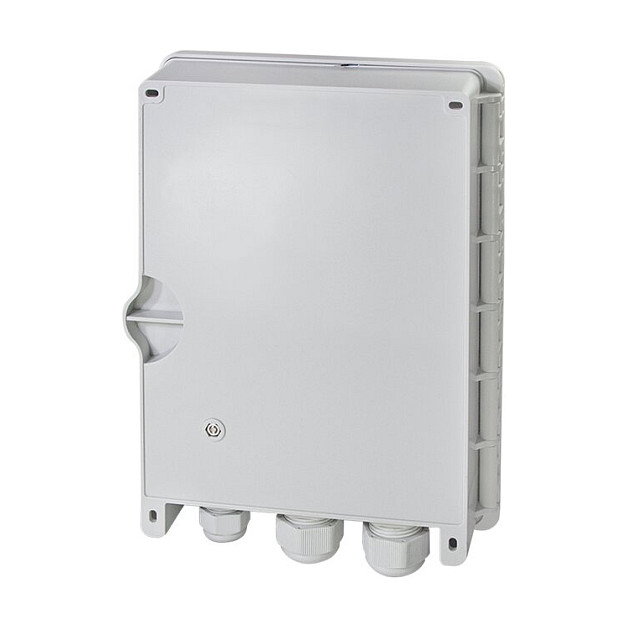 LogiLink Caja de distribución FTTX para 24 fibras, 6x LC/QD o SC/DX, sin carga, IP55