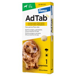 Elanco AdTab 450 mg Comprimido Masticable para Perros 11-22 kg