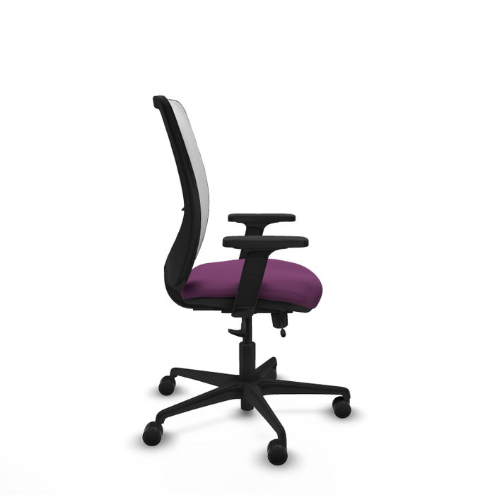 PIQUERAS Y CRESPO Silla de oficina Zulema Morado y Blanco