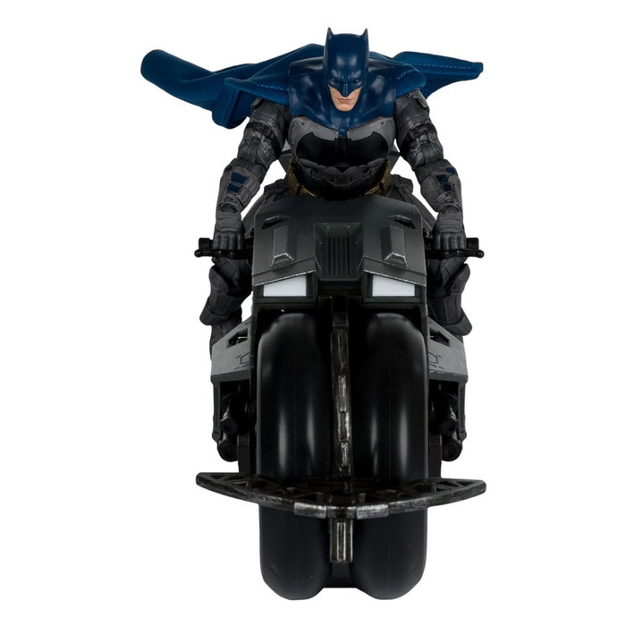 The Flash DC Multiverse Vehículo Batcycle with Batman