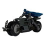 The Flash DC Multiverse Vehículo Batcycle with Batman