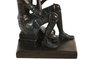 DKD Home Decor Figura de Resina Quijote Libro Cobrizo