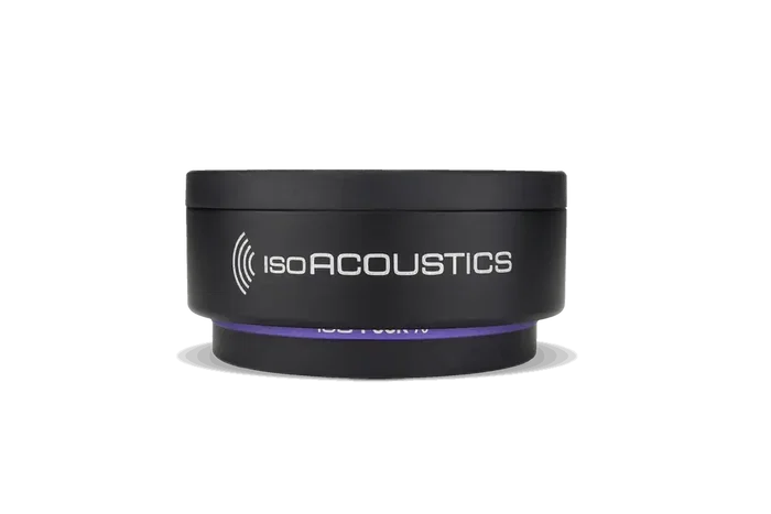 IsoAcoust Iso-Puck 76 Aislador para Monitores de Estudio y Altavoces Pesados con Capacidad de 18kg por Unidad