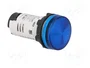 SCHNEIDER ELECTRIC Lámpara de control Harmony XB7 Azul 24V Ø22mm