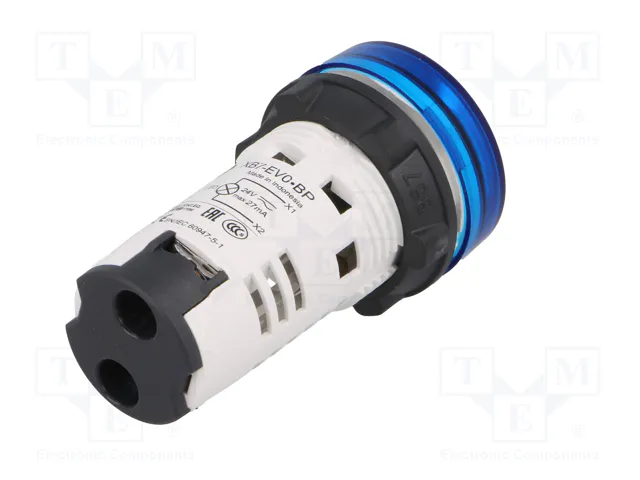 SCHNEIDER ELECTRIC Lámpara de control Harmony XB7 Azul 24V Ø22mm