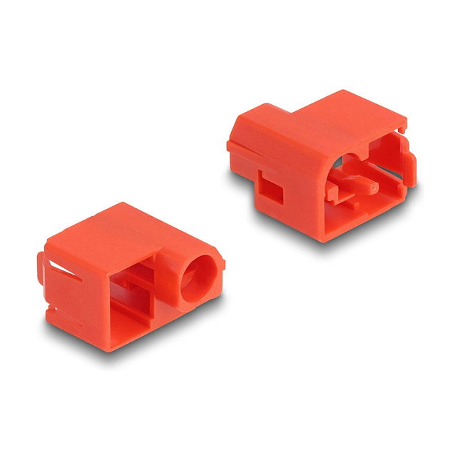 DeLOCK Juego de bloqueadores de puertos RJ45, 10 unidades, Rojo