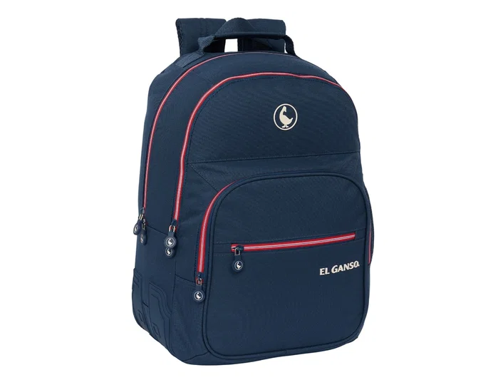 Safta Mochila Doble El Ganso Classic 20L Azul Adaptable a Carro
