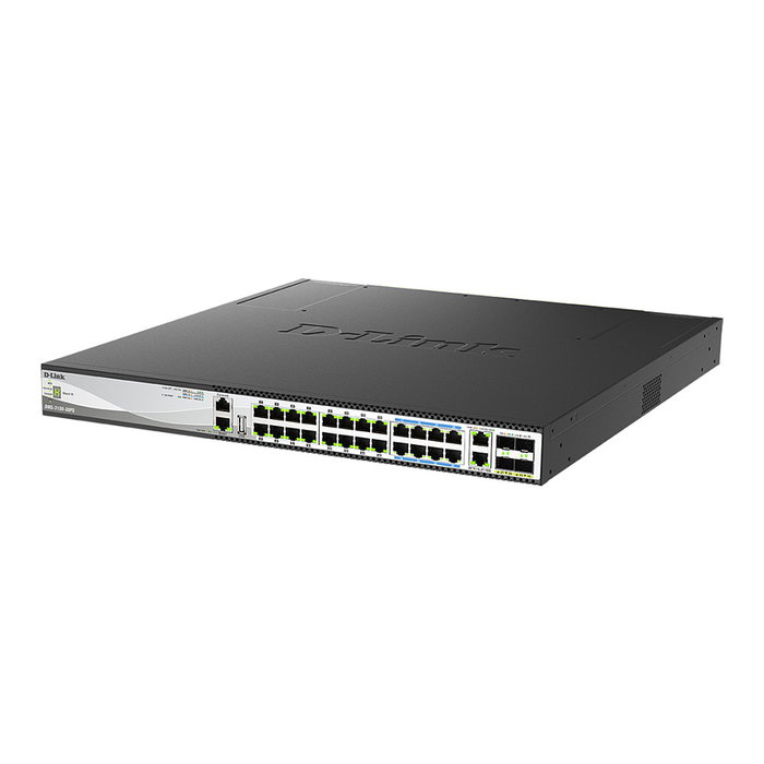 D-Link DMS-3130-30PS Switch Gestionado L3 Multi-Gigabit PoE/PoE++ 1U