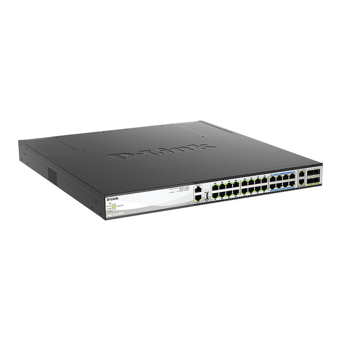 D-Link DMS-3130-30PS Switch Gestionado L3 Multi-Gigabit PoE/PoE++ 1U