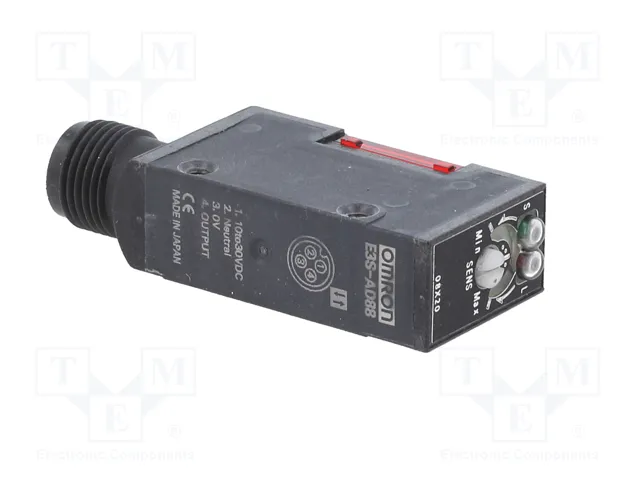 OMRON E3S-AD88 Sensor fotoeléctrico PNP 100mm
