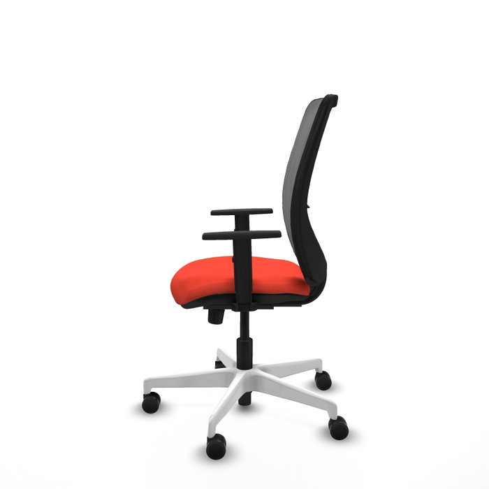 PIQUERAS Y CRESPO Silla de oficina Zulema Naranja oscuro y Gris PIQUERAS Y CRESPO Silla de oficina Zulema Naranja oscuro y Gris