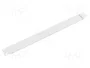 Lanberg Tapón de 1U para armarios de 19 pulgadas, Gris