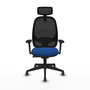 PIQUERAS Y CRESPO Silla de Oficina Cilanco con Mecanismo Sincro, Azul y Negro