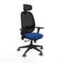 PIQUERAS Y CRESPO Silla de Oficina Cilanco con Mecanismo Sincro, Azul y Negro