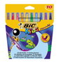Bic Kids Visaquarelle Estuche de 10 Colores con Punta Pincel