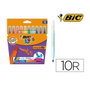 Bic Kids Visaquarelle Estuche de 10 Colores con Punta Pincel