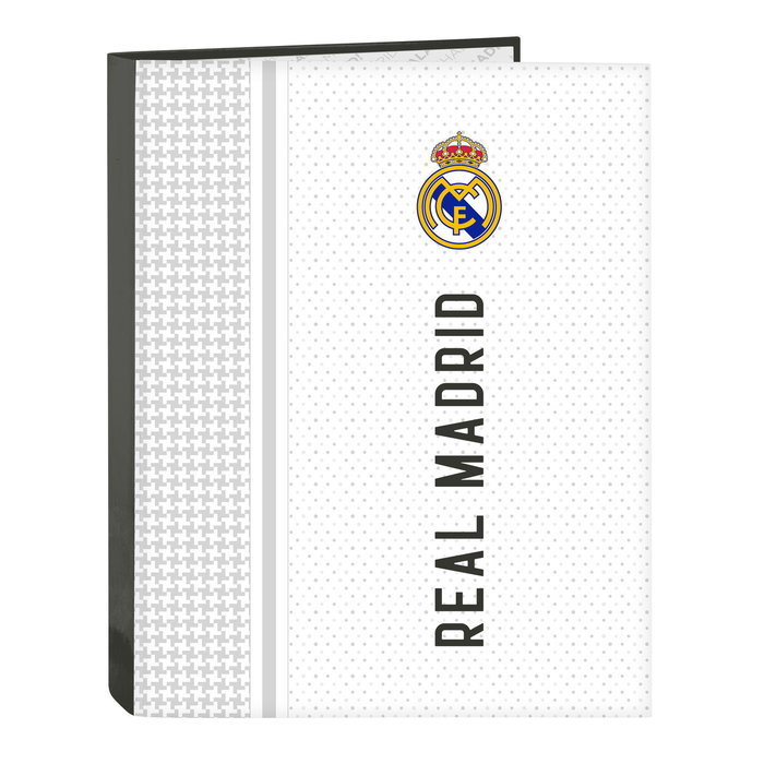 Safta Carpeta de 4 Anillas Mixtas Real Madrid 1ª Equipación 24/25 Folio