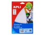Apli Etiquetas Adhesivas Blancas 12x30 mm con Cantos Romos A5