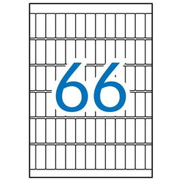 Apli Etiquetas Adhesivas Blanco Cantos Romos 12x30mm Formato A5 Pack 15 Hojas 990 Etiquetas Impresión Manual Laser Inkjet