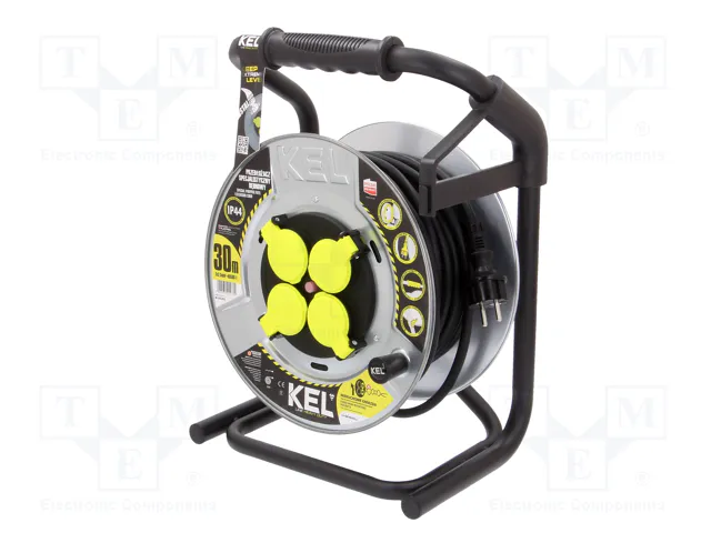 KEL Prolongador de alimentación H05RR-F 3G2,5mm2 30m negro KEL Prolongador de alimentación H05RR-F 3G2,5mm2 30m negro