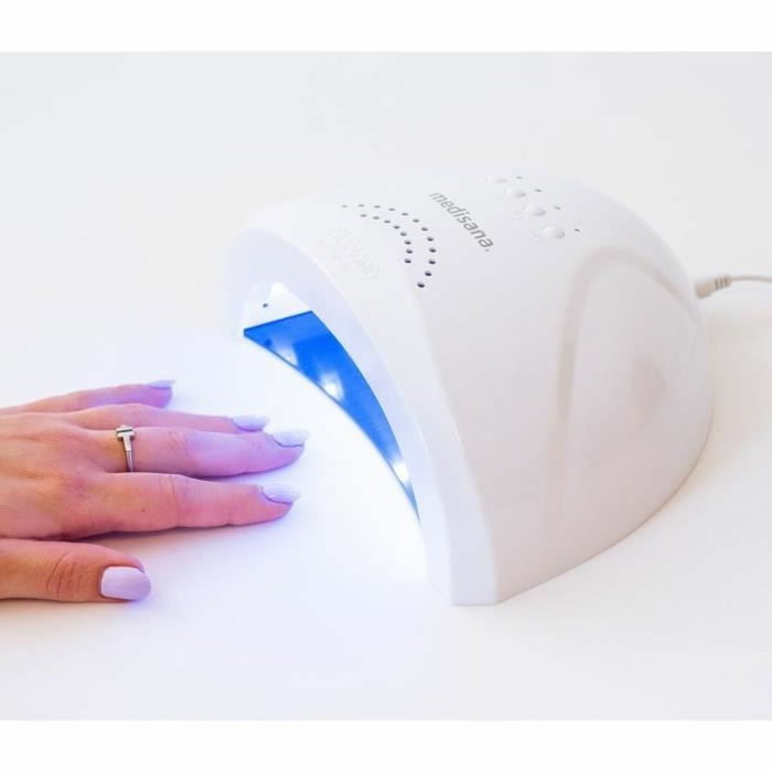 Medisana ND A80 Secador de Uñas UV LED 2 en 1 para Geles y Barnices UV con Temporizadores y Apagado Automático Medisana ND A80 Secador de Uñas UV LED 2 en 1 para Geles y Barnices UV con Temporizadores y Apagado Automático