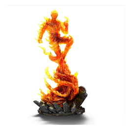 Iron Studios Estatua 1/10 Art Scale Human Torch Los 4 Fantásticos