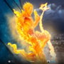 Iron Studios Estatua 1/10 Art Scale Human Torch Los 4 Fantásticos