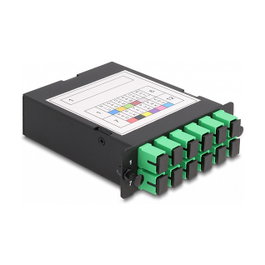 DeLOCK Casete de fibra óptica HD MPO a 12 x SC Simplex, Monomodo