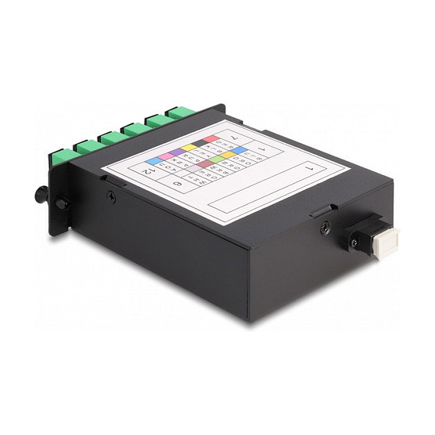 DeLOCK Casete de fibra óptica HD MPO a 12 x SC Simplex, Monomodo