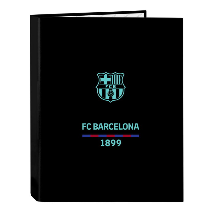 Carpeta de anillas F.C. Barcelona Negro A4 26.5 x 33 x 4 cm Carpeta de anillas F.C. Barcelona Negro A4 26.5 x 33 x 4 cm