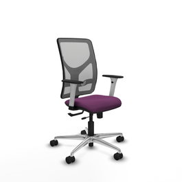 PIQUERAS Y CRESPO Silla de oficina Motilla Morada con mecanismo Sincro/Traslack