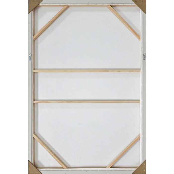 DKD Home Decor Cuadro Lienzo Moderno Surtido de 2 Piezas Azul y Blanco 83x123 cm