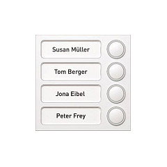 Ritto Portier Tastenmodul 1875470 Módulo de 4 botones blanco