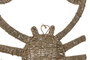 DKD Home Decor Decoración de Pared Seagrass 42x5x65 (Set de 2)