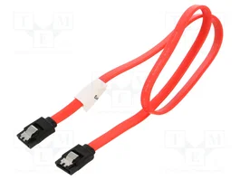 LANBERG Cable SATA 0,5m Rojo