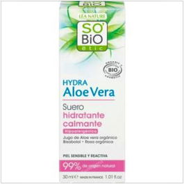 SO´BIO ETIC Serum Hidratante Bisabolol-Aloe 30Ml Bio ECOCERT para Piel Sensible y Reactiva