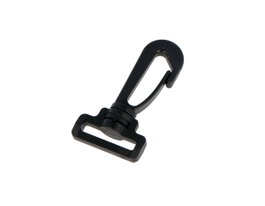 Innspiro Mosquetón Anilla Rectangular Plástico Negro 26,4 mm (5 unidades)