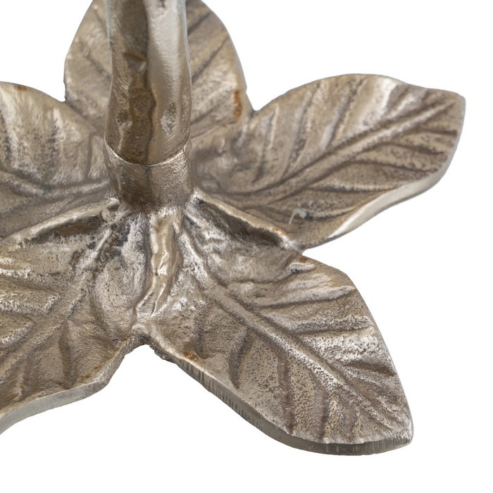 Portavelas Oro Aluminio Decoración 14 X 14 X 24 cm (Set de 2)