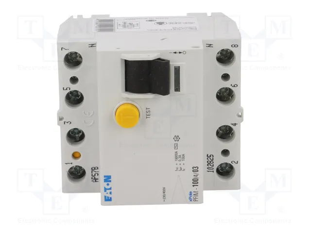 EATON ELECTRIC Interruptor diferencial PFIM-100/4/03 100A 300mA 4 polos EATON ELECTRIC Interruptor diferencial PFIM-100/4/03 100A 300mA 4 polos